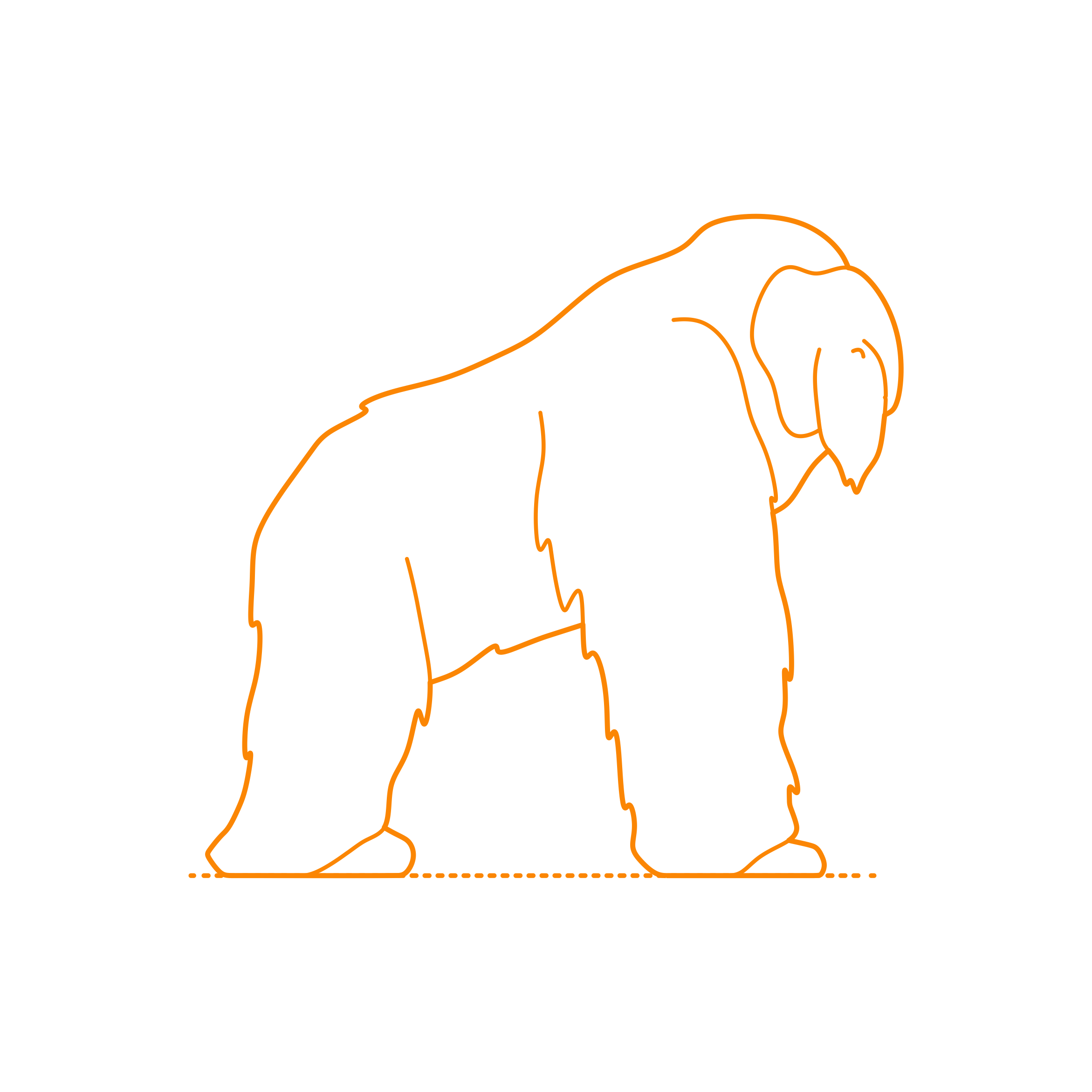 Animals Apes Bornean Orangutan Line Tracing Svg Vector Free Vectors